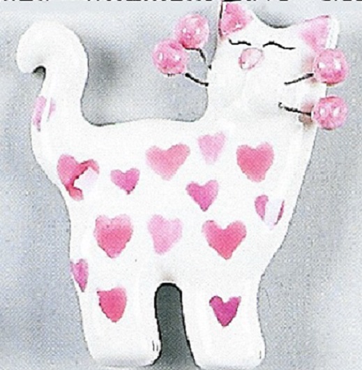 SWEETHEART CAT MAGNET/PIN